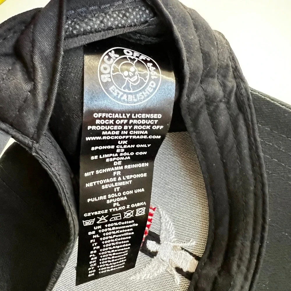 Nirvana In Utero Angel Baseball Cap Black Rock Off Snapback Hat OSFA